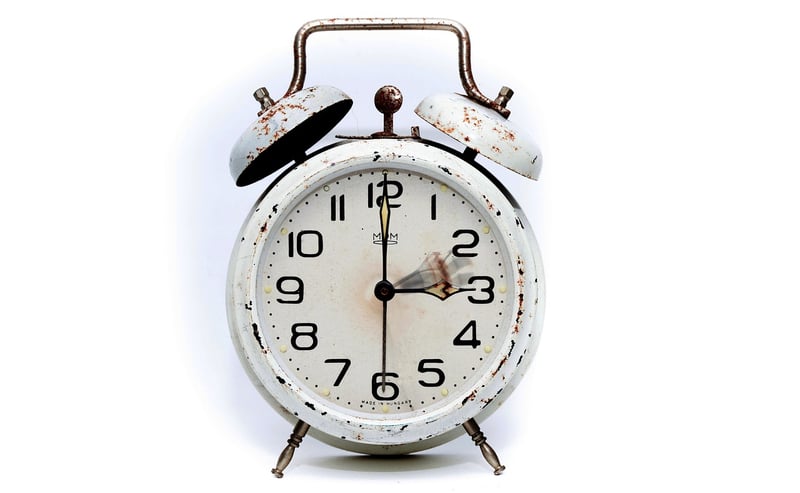 Surreal clock image